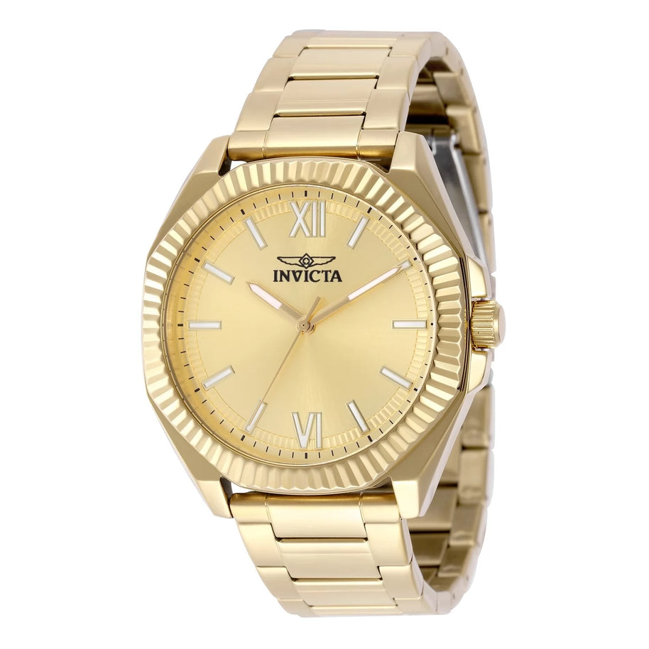 Invicta Men's 50374 Speedway Quartz PC21 Gold Dial Watch