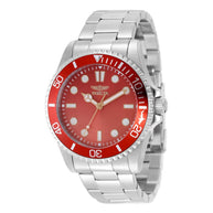InvictaMen's 50506 Pro Diver Quartz PC21 Gradient, Red, Orange Dial Watch