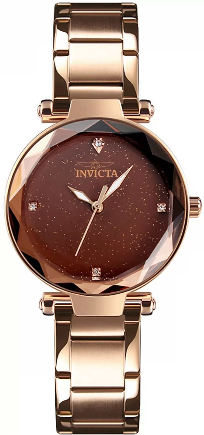 InvictaWomen's 70325 Celestial Quartz SD-006 Brown Dial Watch