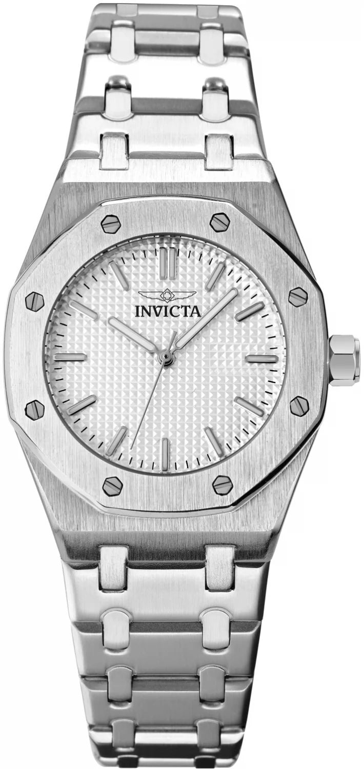 InvictaWomen's 70438 Celestial Quartz SD-006 Silver Dial Watch