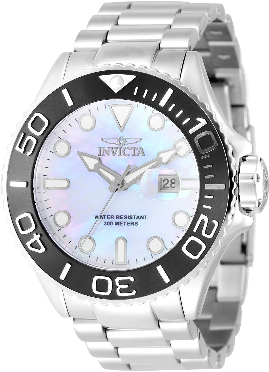 Invicta Men's 49153 Grand Diver Quartz PC32 White Dial Watch