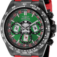 Invicta Men's 50518 Speedway Quartz VD54 Green, Red, Black Dial Watch