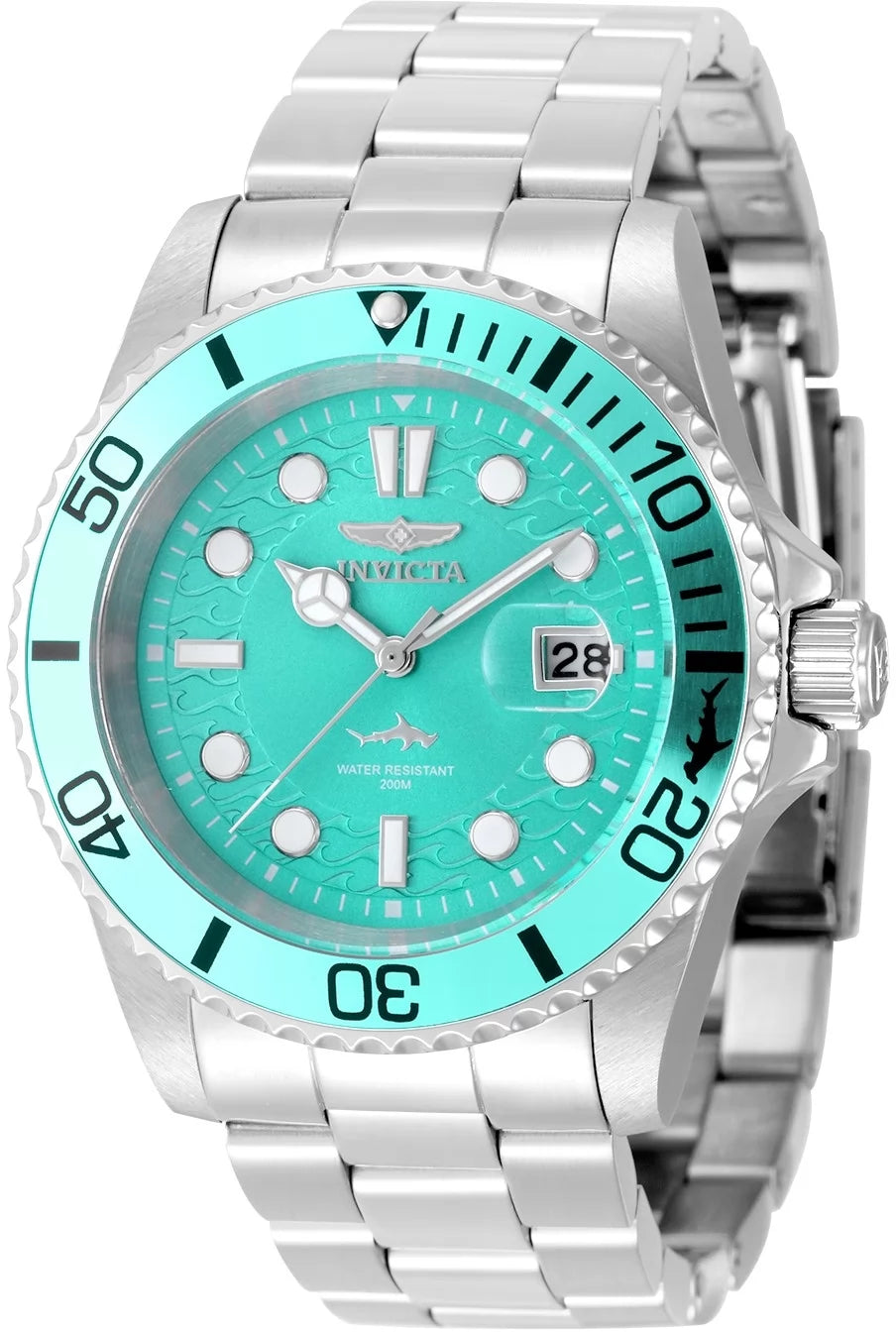 Invicta Men's Pro Diver Quartz PC32 Tiffany Blue Dial Watch