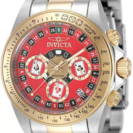 Invicta Men's 50495 Speedway Quartz VD53 Red Dial Watch