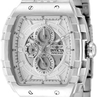 Invicta Men's 50238 S1 Rally Quartz VH67 Silver Dial Watch