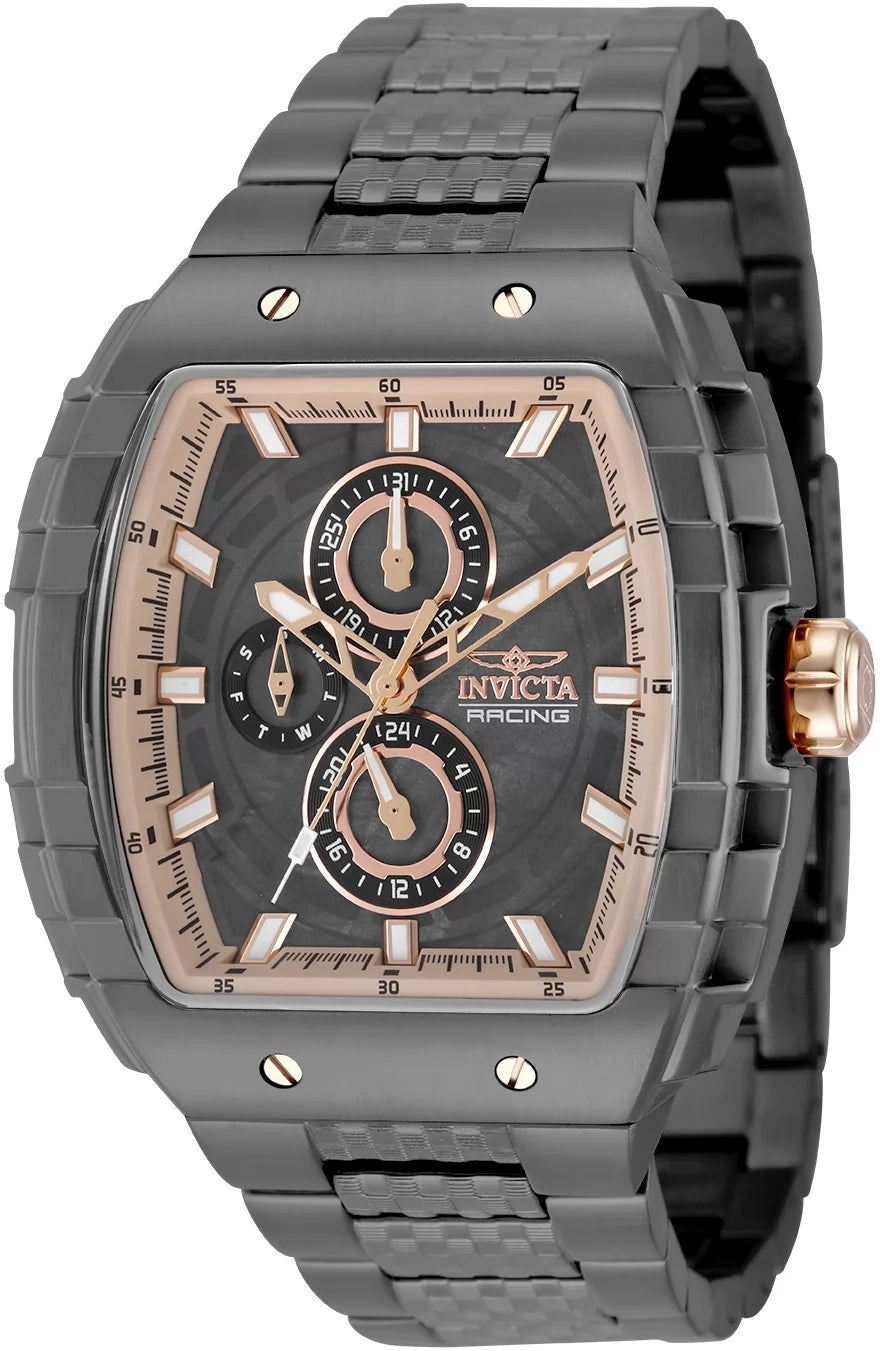 Invicta Men's 50239 S1 Rally Quartz VH67 Black Dial Watch