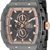 Invicta Men's 50239 S1 Rally Quartz VH67 Black Dial Watch