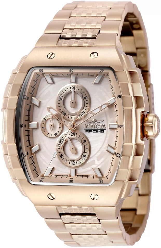 Invicta Men's 50241 S1 Rally Quartz VH67 Rose Gold Dial Watch
