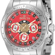 Invicta Men's 50494 Speedway Quartz VD53 Red Dial Watch