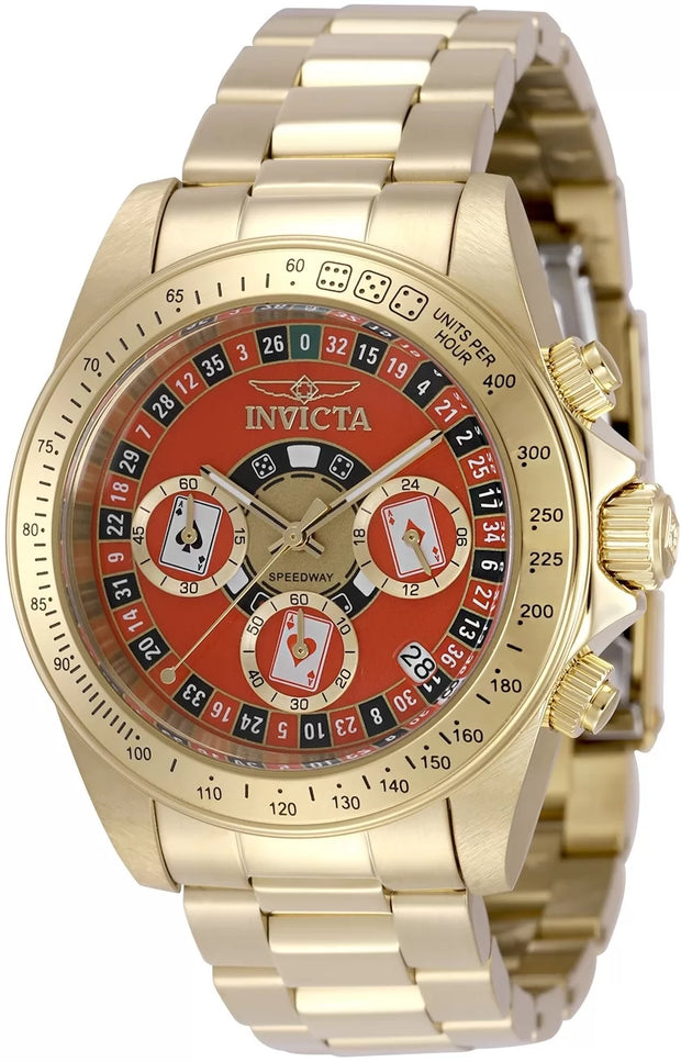Invicta Men's 50496 Speedway Quartz VD53 Red Dial Watch