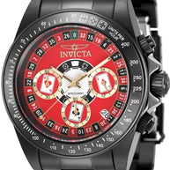 Invicta Men's 50497 Speedway Quartz VD53 Red Dial Watch