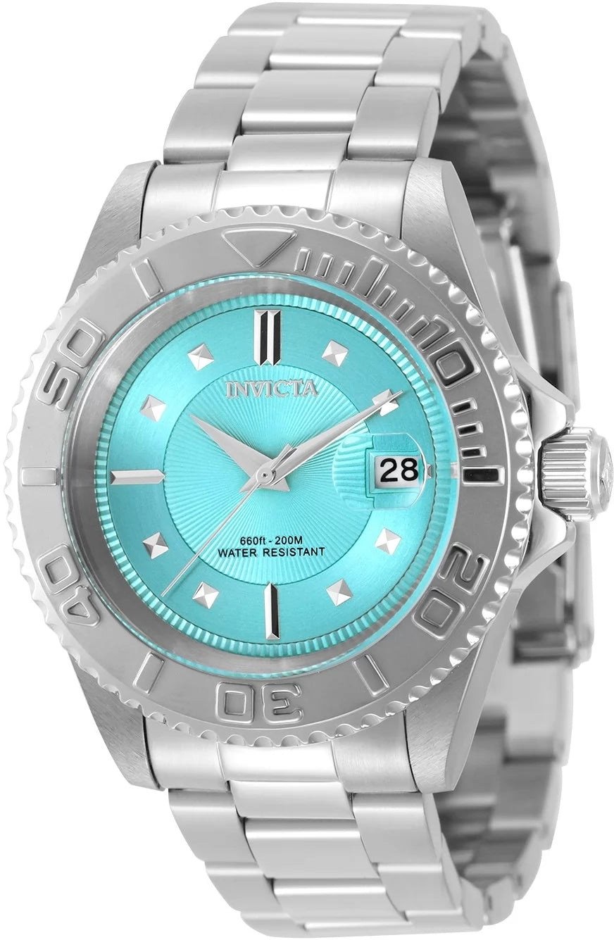 Invicta Men's 49920 Pro Diver Quartz PC32 Tiffany Blue Dial Watch