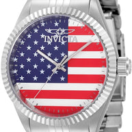 Invicta Men's 50420 Specialty Quartz PC21S Red, White, Blue Dial Watch