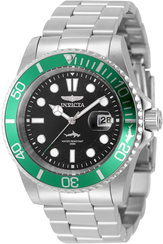 Invicta Men's 50825 Pro Diver Quartz PC32 Black Dial Watch