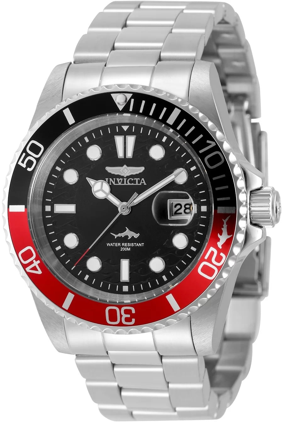 Invicta Men's Pro Diver Quartz PC32 Black Dial Watch