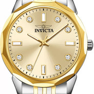 InvictaWomen's 70449 Celestial Quartz SD-006 Gold Dial Watch