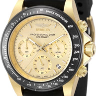 Invicta Men's 50761 Speedway Quartz VD53 Gold Dial Watch