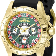 Invicta Men's 50873 Speedway Quartz VD53 Green Dial Watch