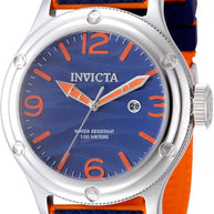 Invicta Men's Pro Diver Quartz PC32 Orange, Blue Dial Watch