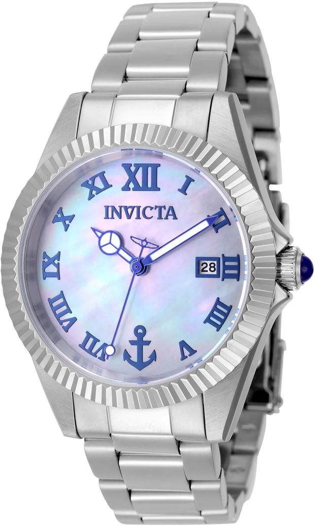 InvictaWomen's 51176 OCEAN VOYAGE Quartz PC32 Platinum Dial Watch