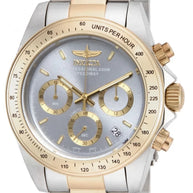 Invicta Men's ILE9212A Speedway Quartz Chronograph Charcoal Dial Watch