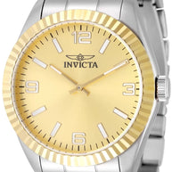 Invicta Men's 50576 Specialty Quartz PC20S Gold Dial Watch