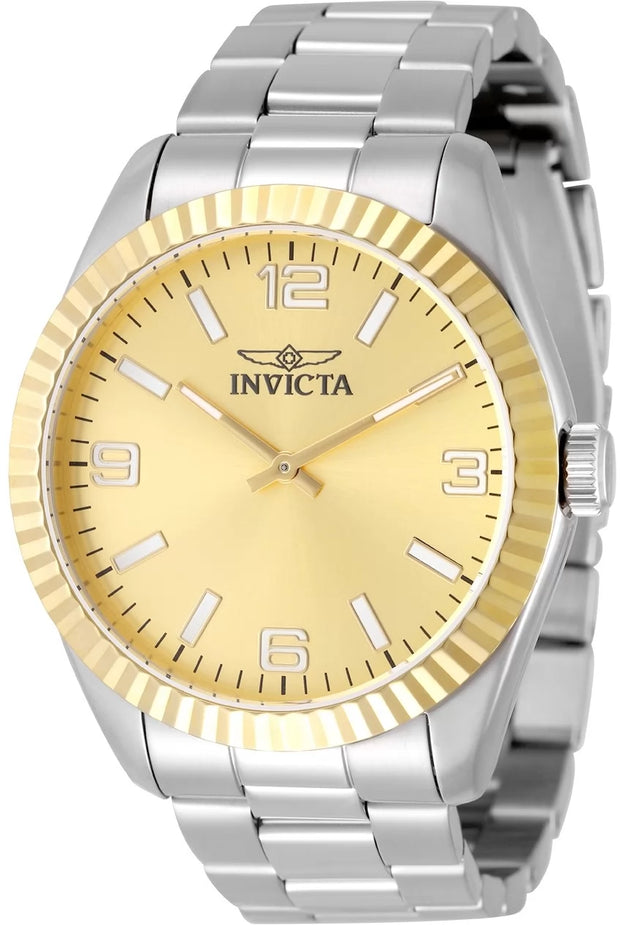 Invicta Men's 50576 Specialty Quartz PC20S Gold Dial Watch