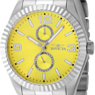 Invicta Men's 49528 Specialty Quartz VD77 Yellow Dial Watch