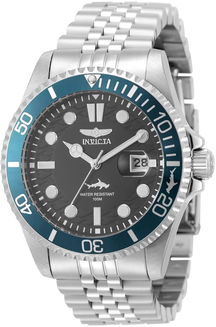 Invicta Men's 50805 Pro Diver Quartz PC32 Black Dial Watch