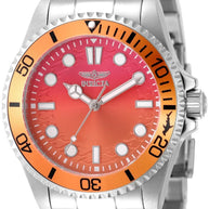 InvictaMen's 50933 Pro Diver Quartz PC21 Gradient, Red, Orange Dial Watch