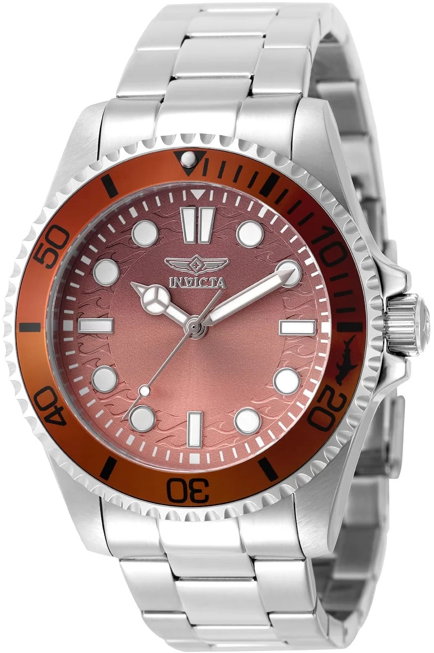 InvictaMen's 50816 Pro Diver Quartz PC21 Gradient, Brown Dial Watch