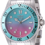 InvictaMen's 50931 Pro Diver Quartz PC21 Gradient, Light Blue, Pink Dial Watch