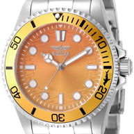 InvictaMen's 50932 Pro Diver Quartz PC21 Gradient, Yellow, Brown Dial Watch