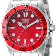 InvictaMen's 50934 Pro Diver Quartz PC21 Gradient, Red Dial Watch