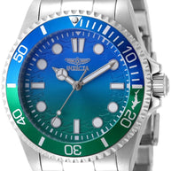 InvictaMen's 50935 Pro Diver Quartz PC21 Gradient, Green, Blue Dial Watch