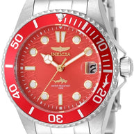 InvictaWomen's 50907 Pro Diver Quartz PC32 Red Dial Watch
