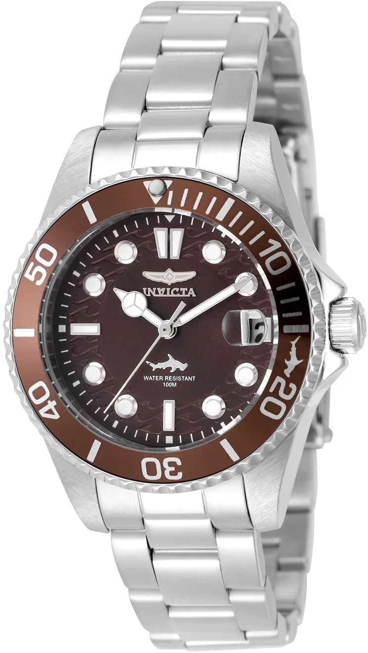 InvictaWomen's 50910 Pro Diver Quartz PC32 Brown Dial Watch