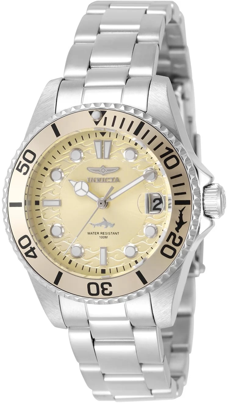 InvictaWomen's 50911 Pro Diver Quartz PC32 Desert Sand Dial Watch