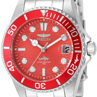 InvictaWomen's 50920 Pro Diver Quartz PC32 Red Dial Watch