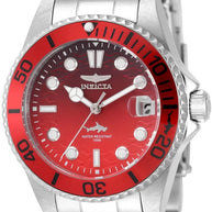 InvictaWomen's 50923 Pro Diver Quartz PC32 Red Dial Watch