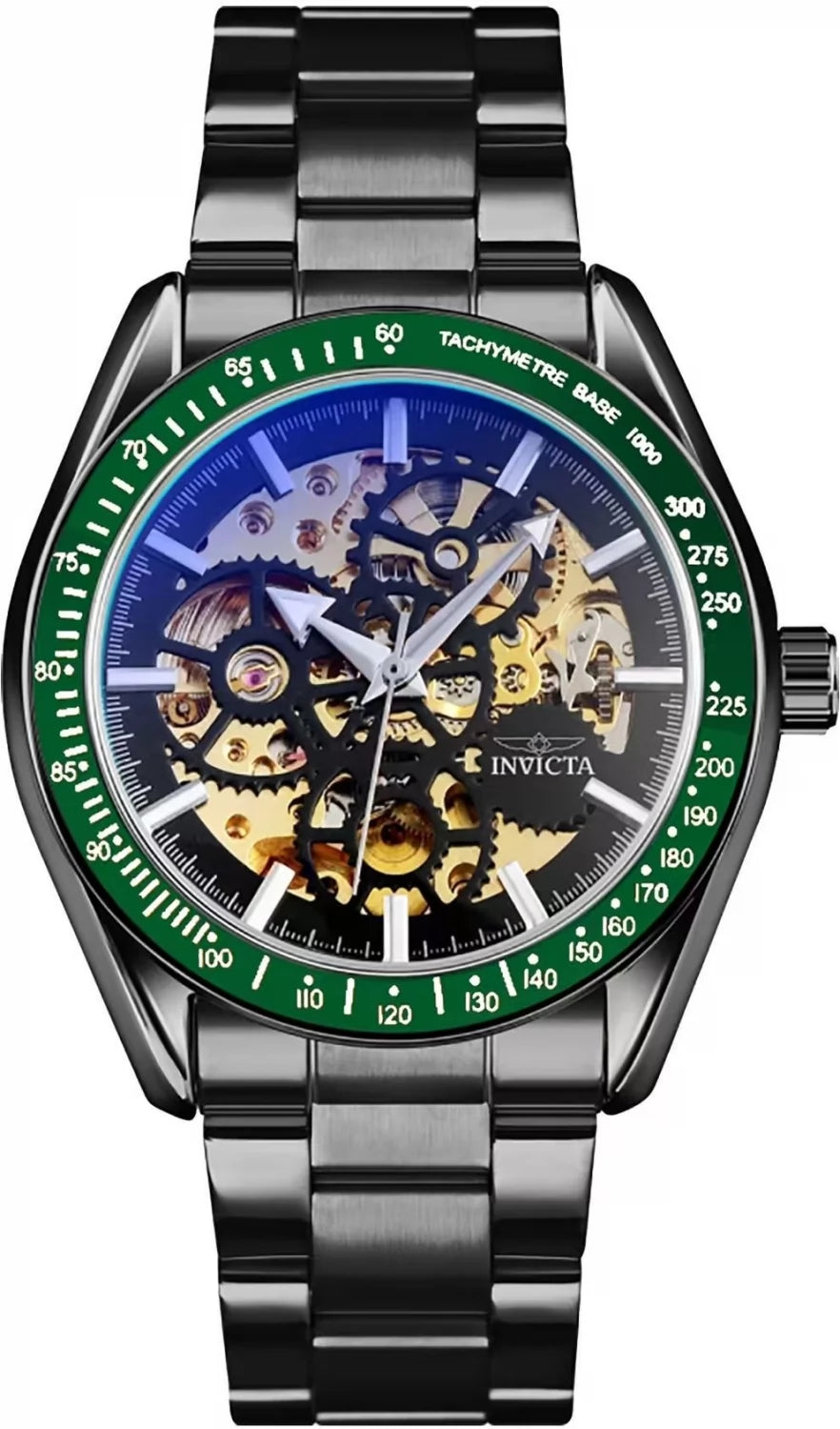 Invicta Men's 69504 Objet D Art Automatic SK008 Black Dial Watch