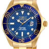 Invicta Men's 14357 Pro Diver  Quartz 3 Hand Blue Dial Watch