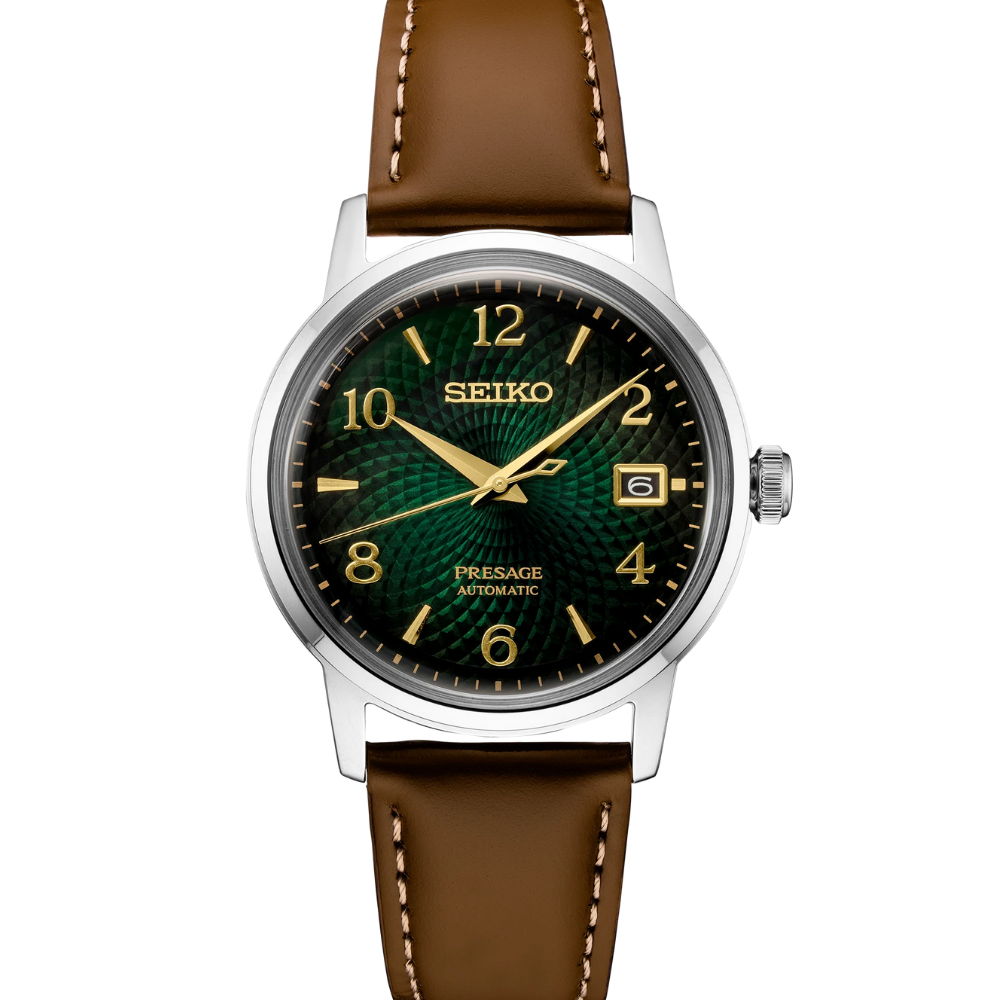 Seiko SRPE45 Presage Automatic Green Dial Men’s Watch