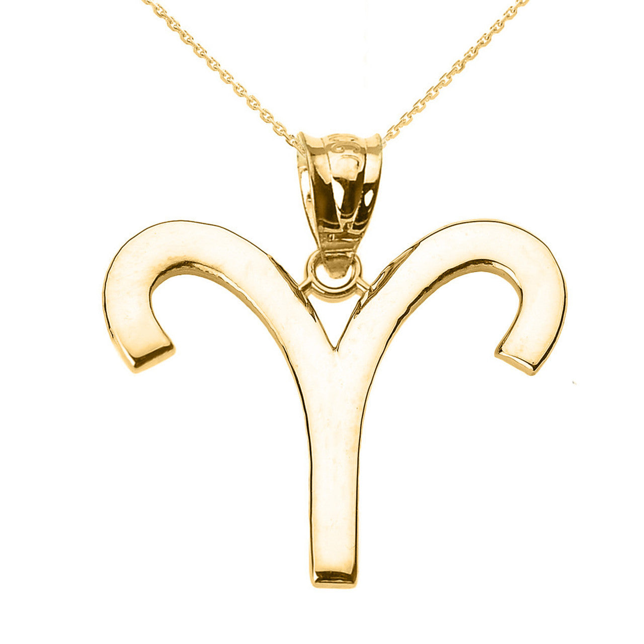 10K/14K Gold Zodiac Sign Custom Necklace (Available in Yellow Gold, Rose Gold, White Gold)