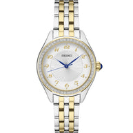 SUR392 Seiko Crystals Quartz White Dial Ladies Watch