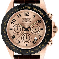 Invicta Men's 10711 Speedway Quartz Chronograph Rose Gold Dial Watch