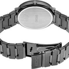 Seiko SUR487 Essentials Quartz Black Sunray Dial Men's Watch