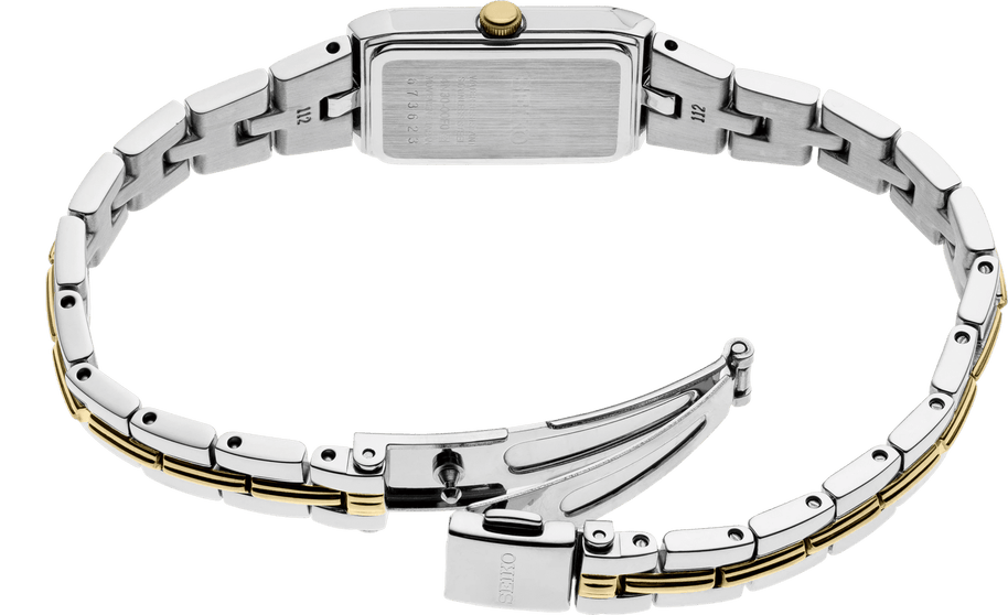 SWR044 Quartz Silver Dial Two-tone Ladies Watch