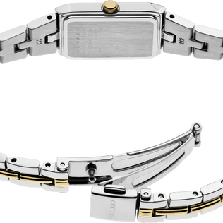 SWR044 Quartz Silver Dial Two-tone Ladies Watch