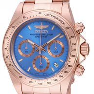 Invicta Women's 16658 Speedway Quartz Chronograph Light Blue Dial Watch